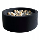 Suche baseny - Suchy basen z piłeczkami 30x90 Grafit + 200szt - GOTOWY MIX - miniaturka - grafika 1