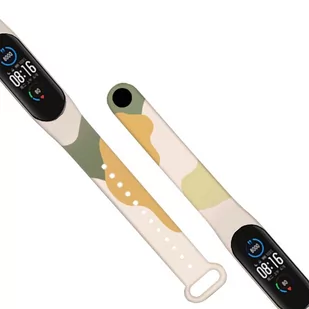 Strap Moro opaska do Xiaomi Mi Band 6 / Mi Band 5 silikonowy pasek bransoletka do zegarka wzór 10 - Akcesoria do smartwatchy - miniaturka - grafika 1