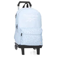 Plecaki szkolne i tornistry - Reebok Maura Plecak szkolny z przenośnym wózkiem 15,6 cala niebieski 31x44x15 cm poliester 20,46 l by Joumma Bags, Niebieski, Talla única, plecak szkolny na kółkach - miniaturka - grafika 1