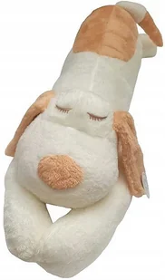 Maskotka Poduszka Piesek Kremowo-Brązowy Wałek Toczek - 85cm - Maskotki i pluszaki - miniaturka - grafika 1