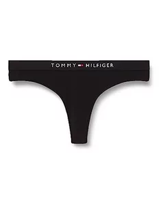 Tommy Hilfiger Stringi czarne, Czarny, XL - Majtki damskie - miniaturka - grafika 1