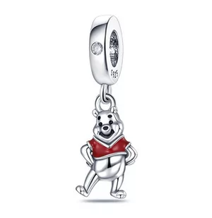 Zawieszka SREBRO 925 Charms koralik do PANDORA Kubuś Puchatek - Wisiorki - miniaturka - grafika 1