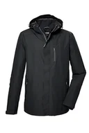 Kurtki męskie - killtec Męska kurtka funkcyjna/kurtka outdoorowa z odpinanym kapturem KOS 32 MN JCKT, czarna, 3XL, 42920-000 - miniaturka - grafika 1