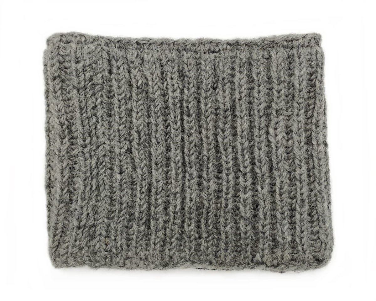 Feltiness, Komin wełniany popielaty, 100% wełna owcza