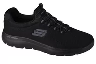 Sneakersy męskie - Skechers Summits 52811-BBK męskie sneakersy, czarne, rozmiar 43 - miniaturka - grafika 1