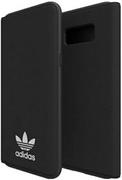 Etui i futerały do telefonów - Etui z klapką Adidas OR Booklet Case Basic do Samsung Galaxy S8 Plus White-black (8718846046015) - miniaturka - grafika 1
