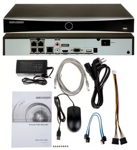 Zestaw wandaloodporny do monitoringu DS-2CD1143G2-I 4MP MD2.0 POE Dysk 1TB - Zestawy do monitoringu - miniaturka - grafika 2