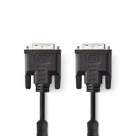 Kable komputerowe i do monitorów - Nedis CCGP32050BK20 kabel DVI 2 m DVI-I Czarny - miniaturka - grafika 1