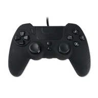 Kontrolery gier na PC - Kontroler STEELPLAY Slimpack Black do konsoli PS4/PC - miniaturka - grafika 1
