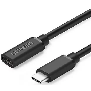 UGREEN kabel USB Typ C Męski Żeński 0,5m Czarny - Kable USB - miniaturka - grafika 1