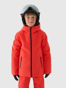4F Kurtka narciarska membrana 5000 chłopięca - czerwona 164 (13-14 lat) - Kurtki i kamizelki sportowe męskie - miniaturka - grafika 1