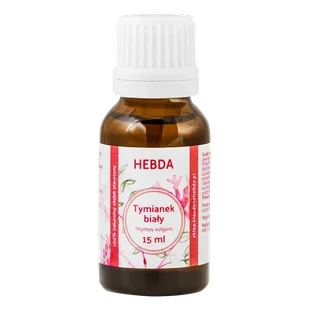Hebda, olejek tymiankowy biały, 15 ml - Aromaterapia - miniaturka - grafika 1