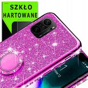 Etui i futerały do telefonów - Diamentowe etui OXYGEN BlinG do POCO F3 + szkło 9H - miniaturka - grafika 1