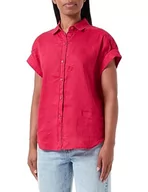 Koszule damskie - United Colors of Benetton Damska koszula 5bmldq03d, czerwona 143, średnia, czerwony 143, M - miniaturka - grafika 1