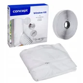 Akcesoria i części AGD - USZCZELKA OKIENNA DO KLIMATYZATORA PRZENOŚNEGO CONCEPT NA RZEPY I ZAMEK - miniaturka - grafika 1