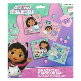 Zestaw kreatywny Książeczka z mozaikami Gabbys STARPAK 549164 - Zabawki kreatywne - miniaturka - grafika 1