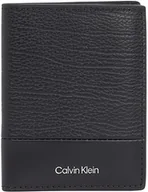 Portfele - Calvin Klein Męski portfel SUBTLE MIX BIFOLD 7CC W/COIN Bi-Fold Wallet, czarny ziarnisty/gładki, rozmiar 0ne, Czarne ziarno/gładkie, 0ne Size - miniaturka - grafika 1