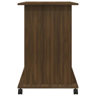 Biurko komputerowe, brązowy dąb, 80x50x75 cm! - Biurka - miniaturka - grafika 8