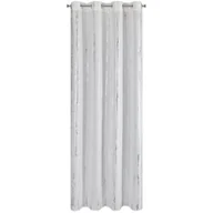 Zasłony - Zasłona EUROFIRANY Libi 140 x 250 cm Biało-srebrny - miniaturka - grafika 1
