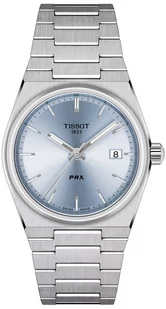Zegarek Zegarek Tissot T137.210.11.351.00 PRX 35MM - Zegarki damskie - miniaturka - grafika 1