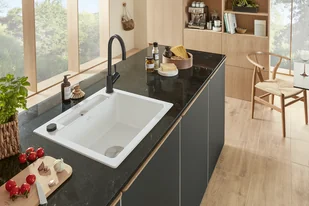 Villeroy & Boch Siluet 60 S KR Crema 334602KR - Zlewozmywaki - miniaturka - grafika 2