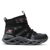 Buty dla chłopców - Śniegowce Skechers Zerrix 400145L/BKRD Czarny - miniaturka - grafika 1
