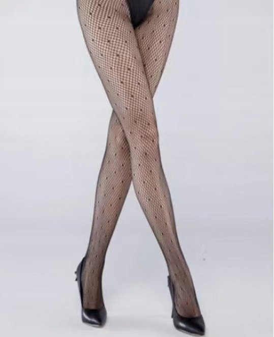 eleganckie DAMSKIE RAJSTOPY koronkowe siateczkowe elastyczne S M L modne