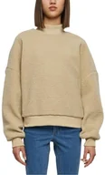 Bluzy damskie - Urban Classics Damska bluza damska Sherpa Crewneck wetsand XS, Wetsand, XS - miniaturka - grafika 1