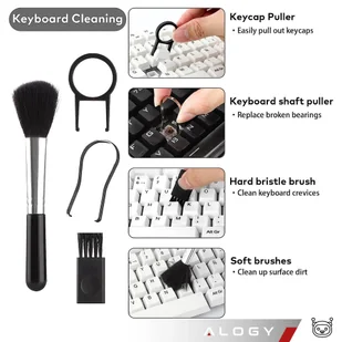 Zestaw do czyszczenia klawiatury telefonu słuchawek 18w1 Wielofunkcyjny Szczotka Klucz do SIM Czyścik Alogy Set - Pozostałe akcesoria do telefonów Zestaw do czyszczenia klawiatury telefonu słuchawek 18w1 Wielofunkcyjny Szczotka Klucz do SIM Czyścik Alogy Set - Pozostałe akcesoria do telefonów - miniaturka - grafika 22