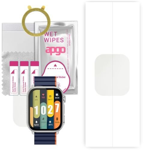 1x folia hydrożelowa MATOWA do Kieslect Ks Pro - apgo Smartwatch Hydrogel MATTE Protection Ochrona na ekran smartwatcha