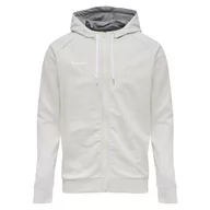 Bluzy męskie - Bluza z kapturem sportowa męska Hummel Go Cotton Zip Hoodie - miniaturka - grafika 1