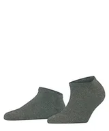 Skarpetki damskie - FALKE Kobiety Skarpety do trampek Shiny W SN Trwały Lyocell krótkie jednokolorowe 1 Para, Szary (Flint Grey 3640), 39-42 - miniaturka - grafika 1