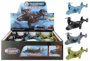 Samolot metalowy funkcyjny 17cm mix MEGA CREATIVE - Samoloty i helikoptery - miniaturka - grafika 1