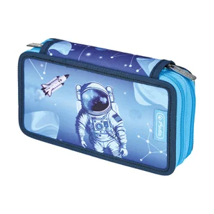 Herlitz Piórnik podwójny z wyposażeniem Cosmic Explorer - Piórniki - miniaturka - grafika 1