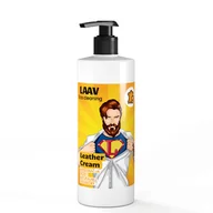 Kosmetyki samochodowe - Mleczko Balsam Impregnat do Skóry Renowacja LAAV 500 ml - miniaturka - grafika 1