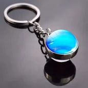 Breloki - Brelok Neptun - Głęboka Cisza Kosmosu Zamknięta W Szklanej Kuli - miniaturka - grafika 1