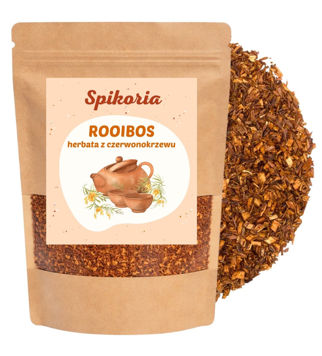 Herbata ROOIBOS 100g superior aromatyczna herbata z czerwonokrzewu Spikoria