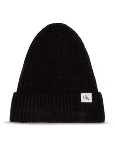 Calvin Klein Jeans Czapka Monogram IU0IU00440 Czarny - Czapki dla dzieci - miniaturka - grafika 1