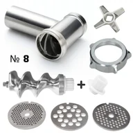 Akcesoria i części AGD - Zestaw komora mielenia NR8 Smapp/Zelmotor + 3 sitka i nóż nierdzewne - miniaturka - grafika 1