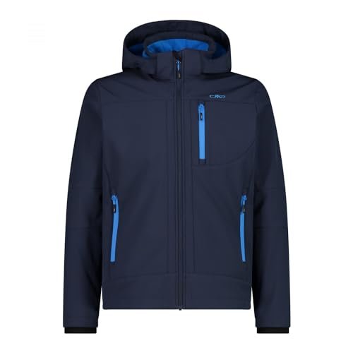CMP - Męska kurtka softshell z odpinanym kapturem, B.Blue-River, 56