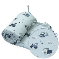 Ochraniacze do łóżeczka - OCHRANIACZ 180X30 DO ŁÓŻECZKA DLA DZIECI NIEMOWLĄT Kerstin - miniaturka - grafika 1