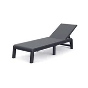 Leżaki ogrodowe - Leżak Mallorca grafitowy - miniaturka - grafika 1