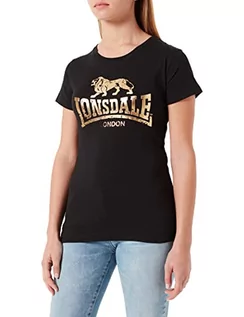 Koszulki i topy damskie - Lonsdale Damska koszulka w stylu ban, czarny, L - grafika 1