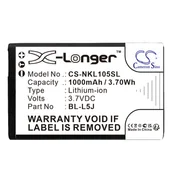 Baterie do telefonów - Nokia 105 2023 / BL-L5J 1000mAh 3.70Wh Li-Ion 3.7V (Cameron Sino) - miniaturka - grafika 1