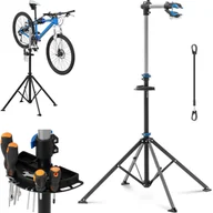 Stojaki na hantle i obciążenia - Gymrex Stojak serwisowy do rowerów - 1080 - 1900 mm - składany - do 25 kg - 4 nogi GR_RS_01 - miniaturka - grafika 1