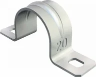 Kanały kablowe - OBO Bettermann Uchwyt metalowy do rur i kabli 40mm 605 40 G 1018396 /50szt./ 1018396 - miniaturka - grafika 1