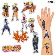 Zabawki kreatywne - TATUAŻE ZMYWALNE DLA DZIECI TYMCZASOWE ANIME NARUTO - 8 EL. / 150 WZORÓW - miniaturka - grafika 1