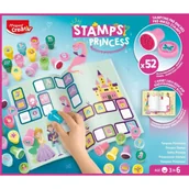 Zabawki kreatywne - Creativ Kolorowe Stempelki Świat Księżniczek - Maped - miniaturka - grafika 1