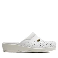 Klapki i japonki męskie - Klapki Scholl Clog Back Guard F20175 1065 410 Biały - miniaturka - grafika 1