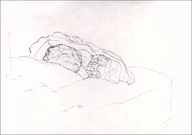 Plakaty - Curled up Girl on Bed, Gustav Klimt - plakat Wymiar do wyboru: 60x40 cm - miniaturka - grafika 1